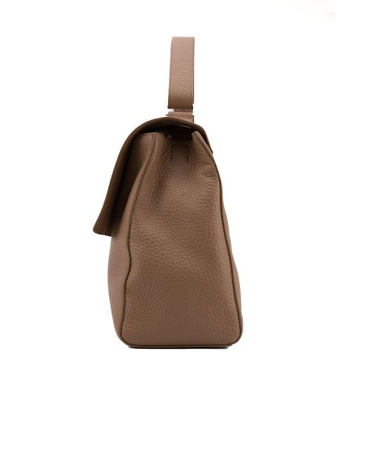 Orciani Brown Sveva Soft Large Bag