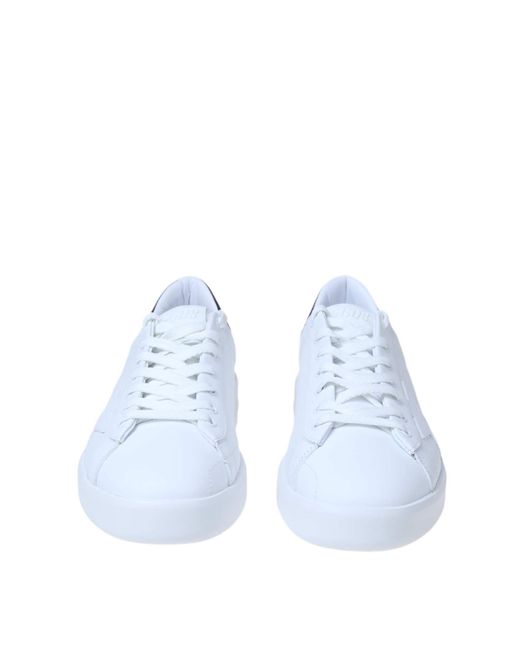 Golden Goose Deluxe Brand Blue Pure Star Sneakers In Leather for men
