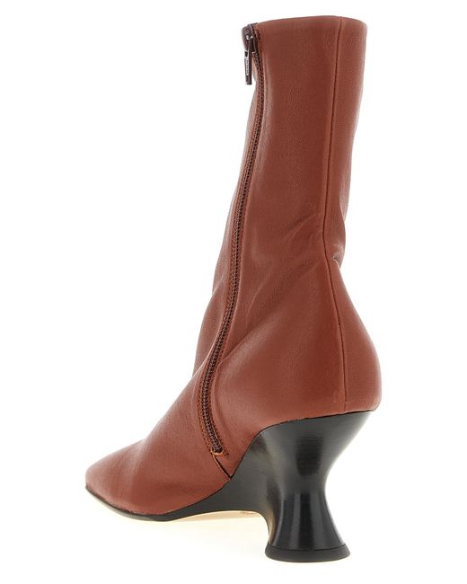 Dries Van Noten Brown 'W. L. Ankle Boots