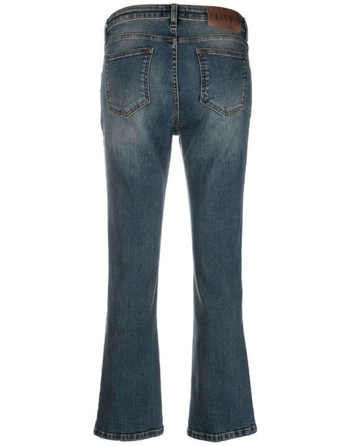 Fay Blue Cotton Denim Jeans