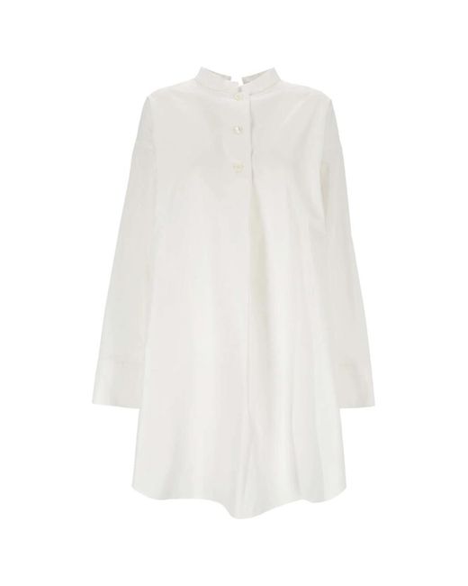 Givenchy Emb Shirt Dress_White