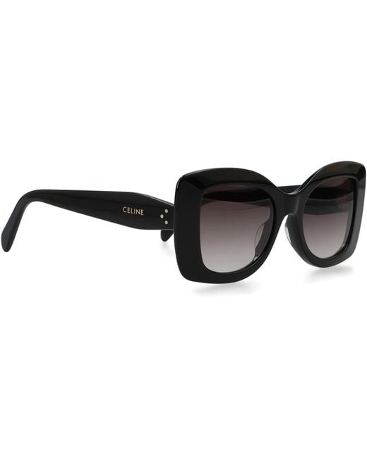 Céline Black Butterfly Sunglasses Acetate