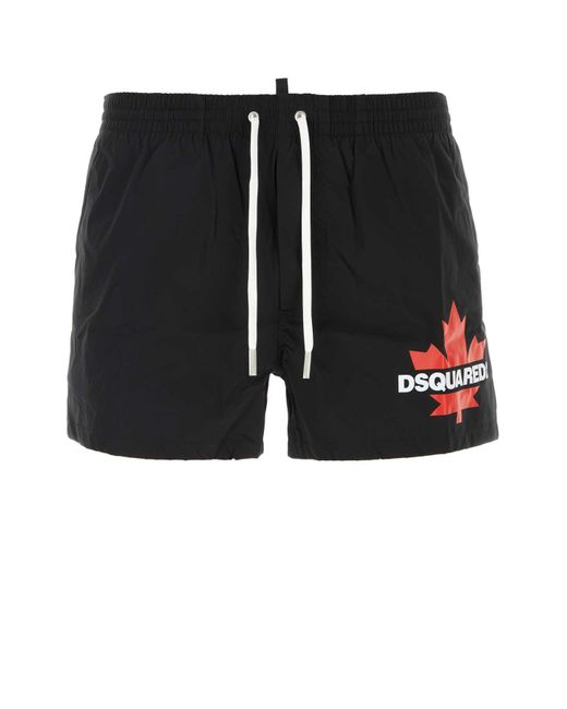DSquared² Black Beachwears for men