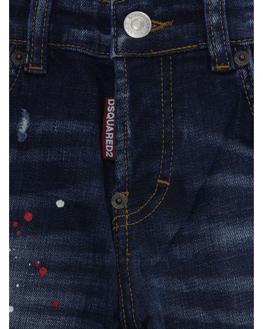DSquared² Blue Jeans Cotton Trousers for men