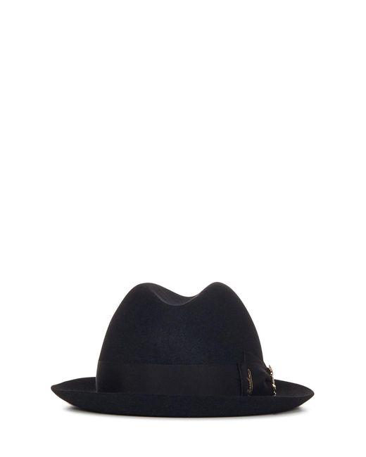 Elie Saab Blue Borsalino X Nila Hat