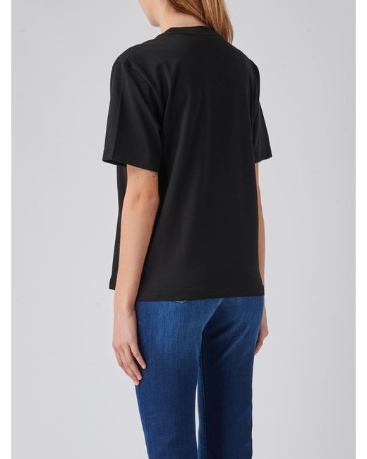 Lacoste Black Cotton T-Shirt