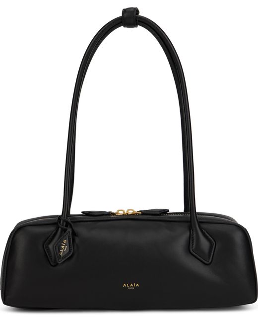 Alaïa Black Shoulder Bag Le Teckel Leather
