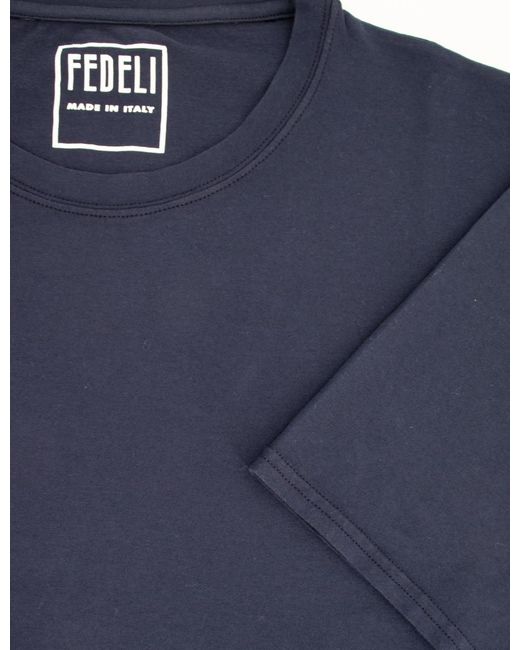 Fedeli Blue T-Shirt for men