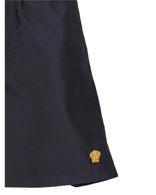 Versace Blue Medusa Swim Shorts for men