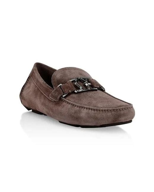 Ferragamo Brown Peter Driving Loafers for men