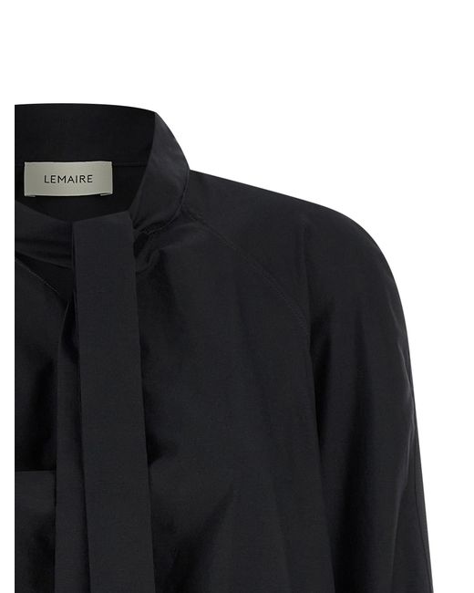 Lemaire Black 'Ascot' Blouse