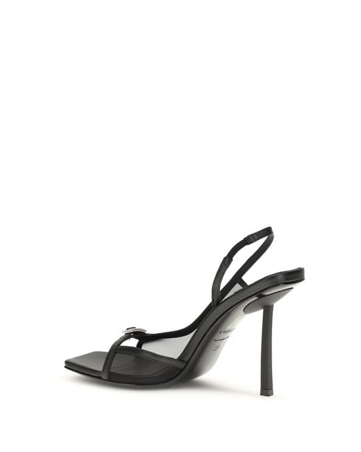 Le Silla White Vittoria Mesh Sandals