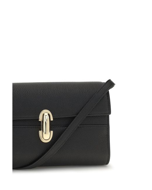 SAVETTE Black Shoulder Bag Symmetry Mini Calf Leather (Bos Taurus)