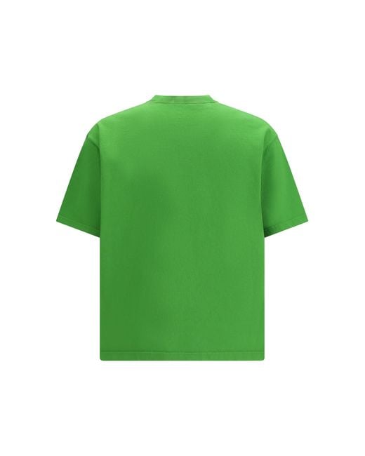 Prada Green Cotton T-Shirt T-Shirts for men