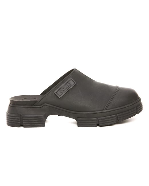 Ganni Recycled Rubber Clog in Nero (Black) Save 25 Lyst