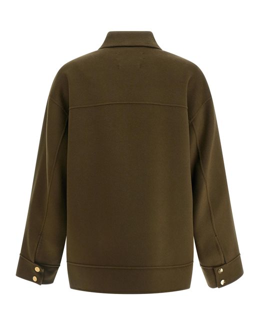Max Mara Green Mstdisco Padded Coat