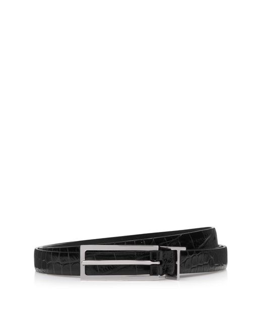 Tom Ford White Belt T Loop Calf Leather for men
