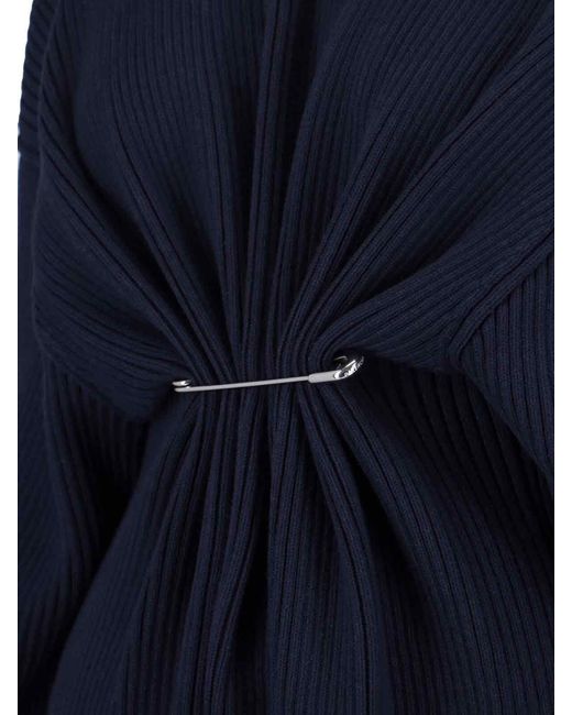 Balenciaga Blue Dresses Wool