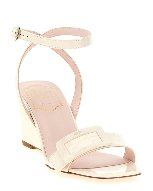 Roger Vivier Natural Solid Wedges