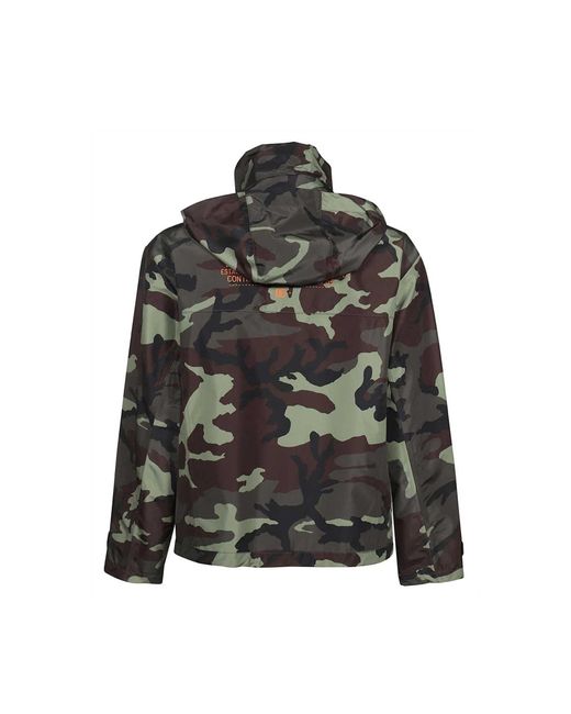 Dolce & Gabbana Black Camouflage Jacket for men