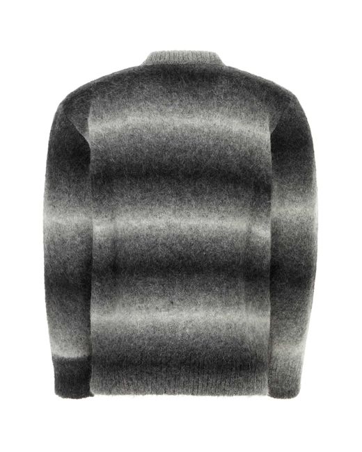 Etudes Studio Gray Alpaca Blend Sweater for men