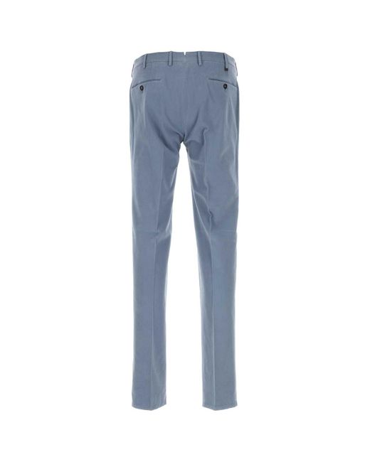 PT Torino Blue Light Stretch Modal Blend Pant for men