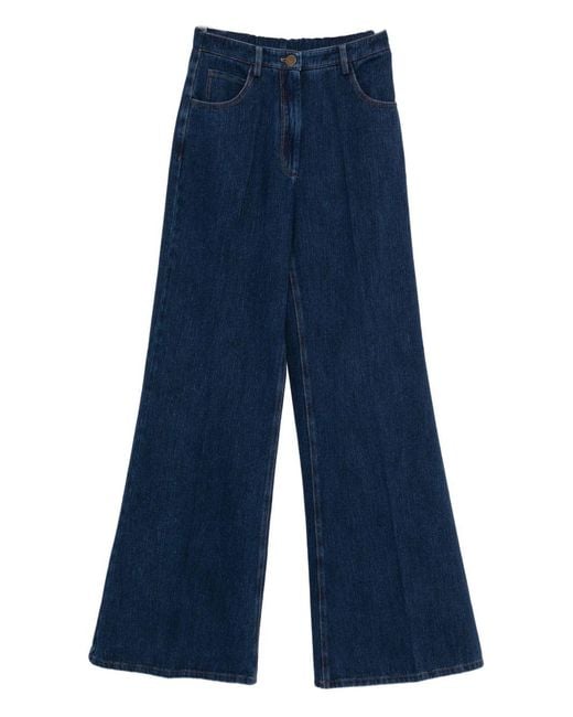 Forte_forte Blue Flared Denim Jeans