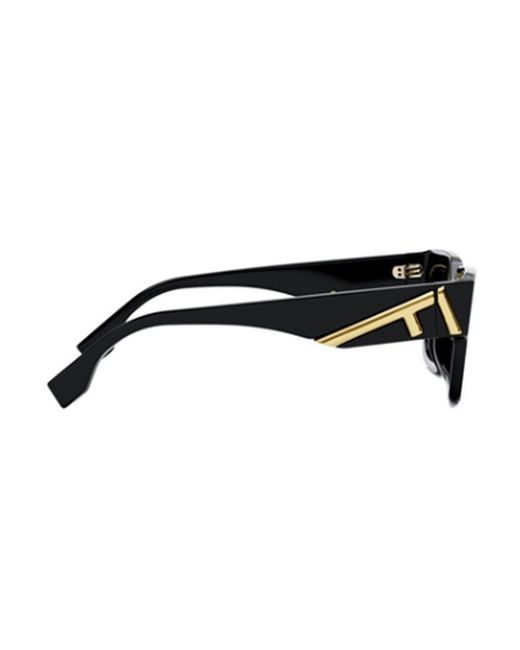 Fendi Black Fe40099I 01B Acetate Occhiali Sole