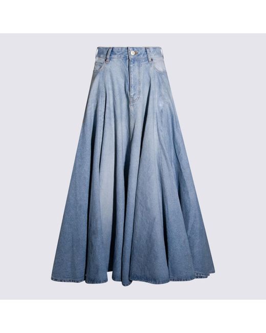 Balenciaga Blue Skirts _100 Co