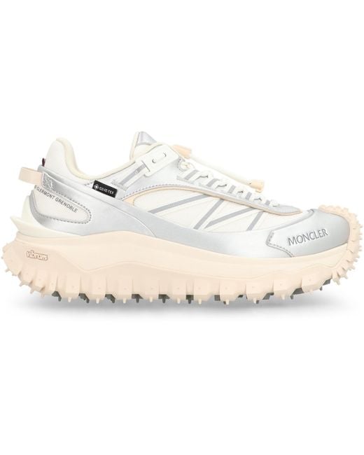 Moncler White Sneakers Trailgrip Gtx Polyamide Trainers