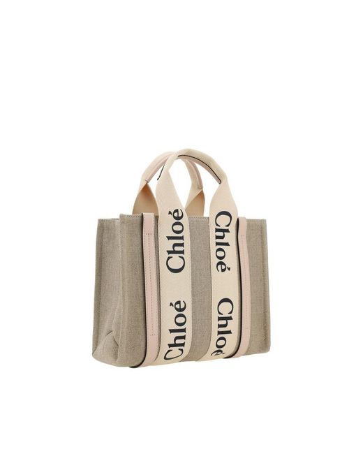 Chloé Metallic Woody Handbag