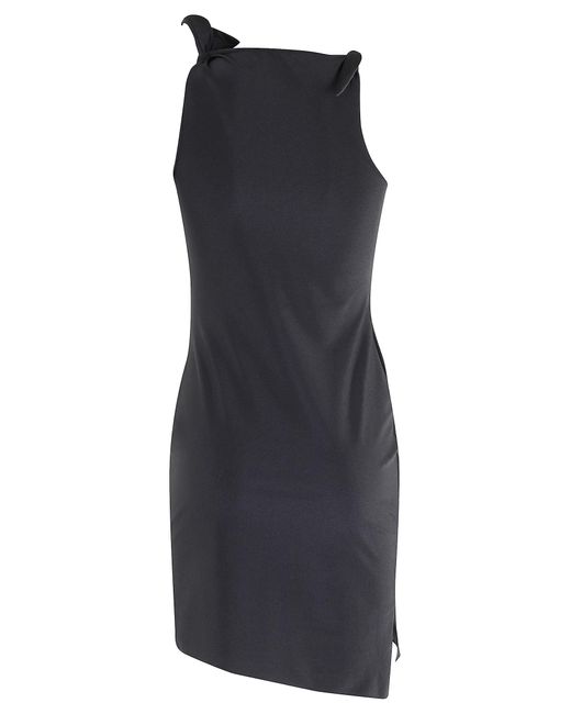 Coperni Black Flower Dress