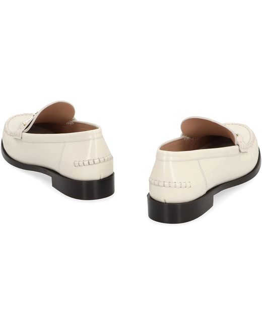 Ferragamo Natural Loafers New Vara Leather Calf