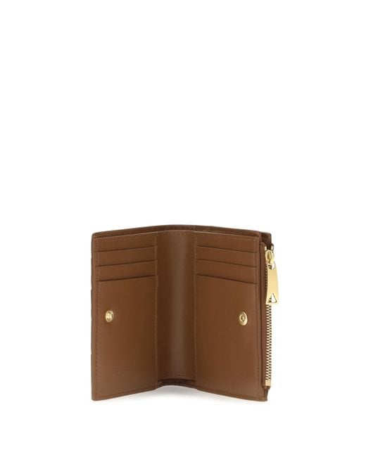 Bottega Veneta Brown Wallet Intrecciato Lambskin & Purses