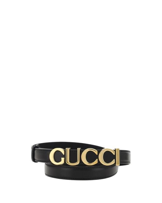 Gucci White Belts E Braces