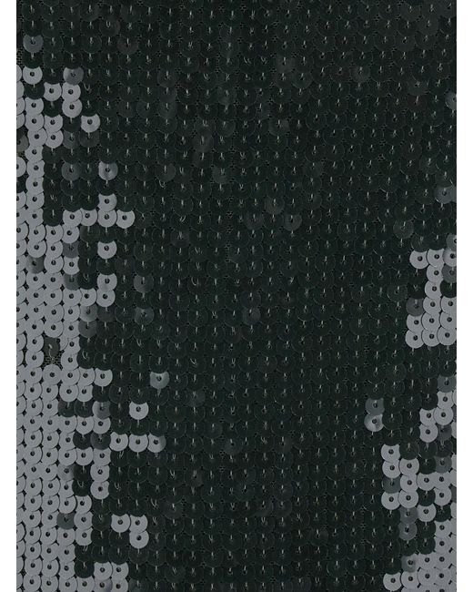 ROTATE BIRGER CHRISTENSEN Green Long Sequin Dress Polyester (Recycled)