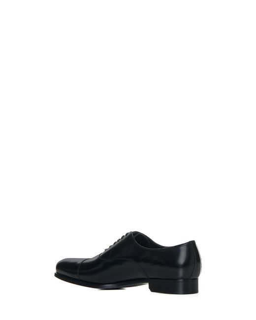 D 40 White Leather Oxford Shoes for men