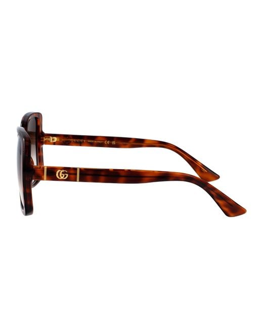 Gucci Brown Sunglasses Injected