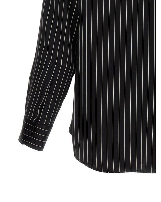 Saint Laurent Black Striped Shirt Shirt, Blouse for men