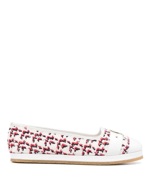 Ferragamo Pink Ferragamo Kacy Woven Espadrilles