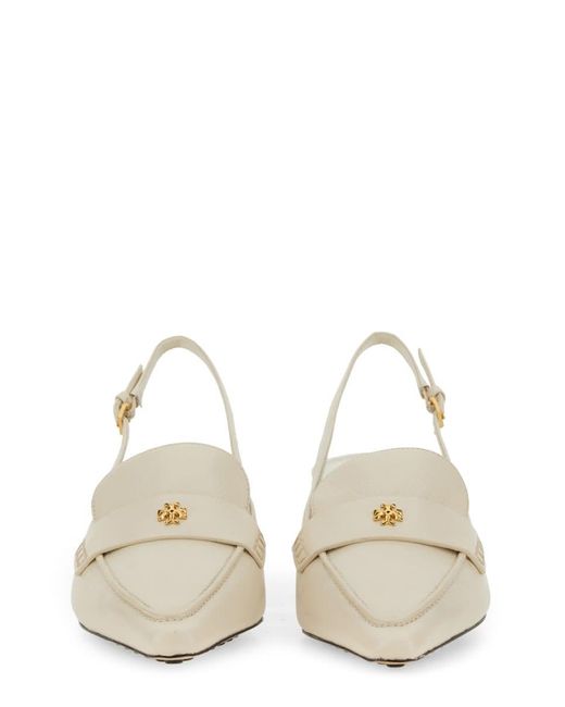 Tory Burch White Leather Sandal