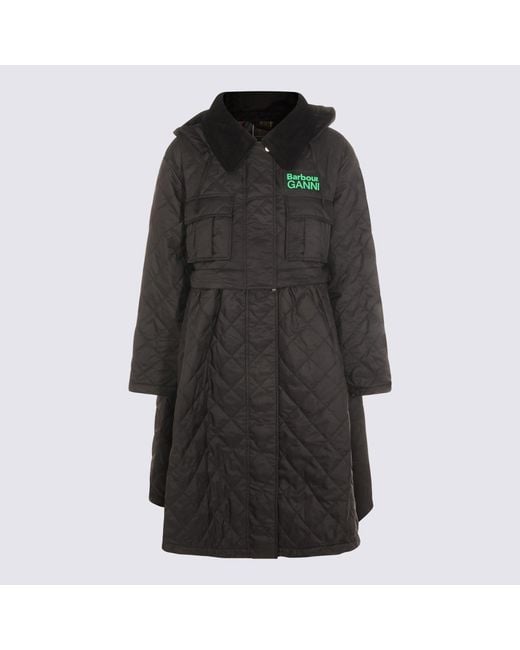 BARBOUR X GANNI Black Coats _Pl