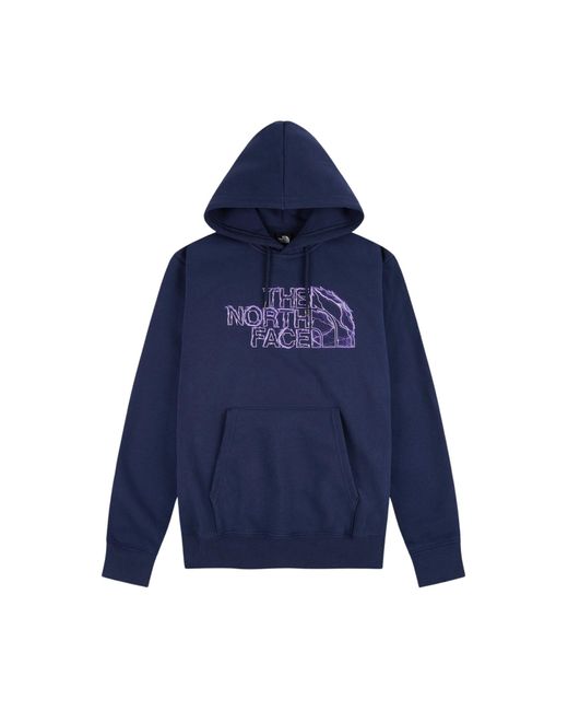 The North Face Blue M Heavyweight Hoodie Summit for men