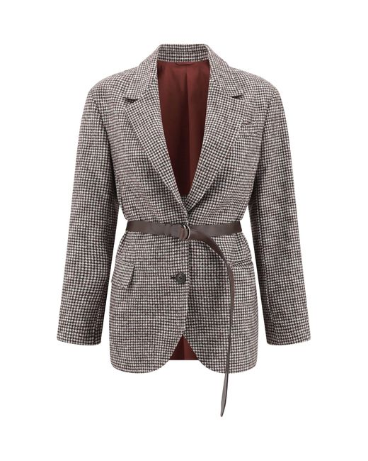 Brunello Cucinelli Brown Jackets
