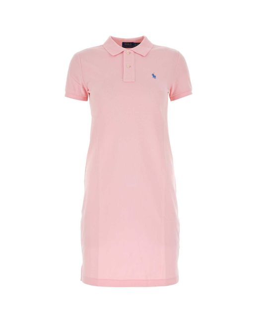 Polo Ralph Lauren Pink Piquet Polo Dress