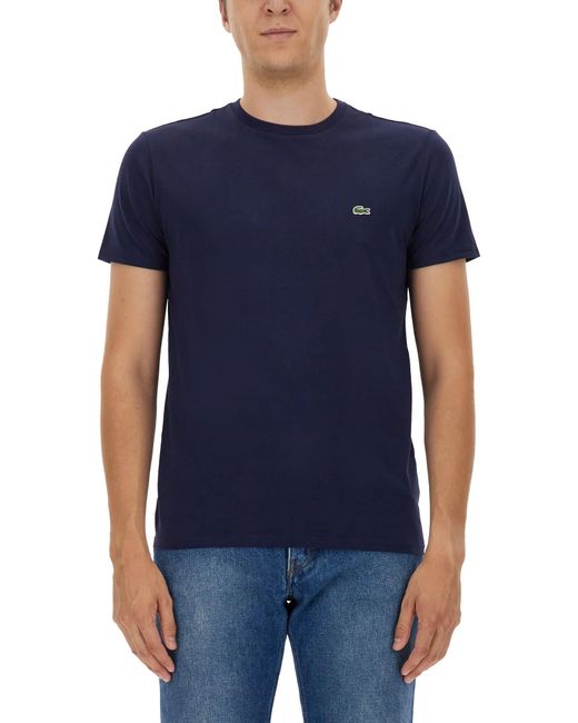 Lacoste Blue T-Shirt With Logo