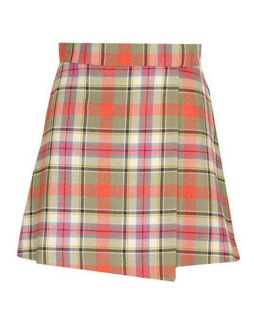 Vivienne Westwood Red Cut Off Skirt