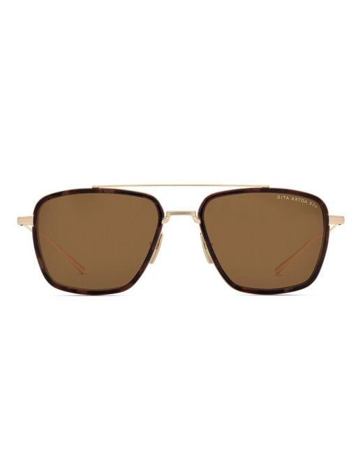 Dita Eyewear Brown Artoa.57Xwhite Desert Abalone