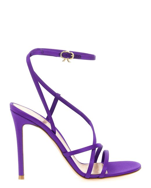 Gianvito Rossi Purple 'Orchid' Sandals