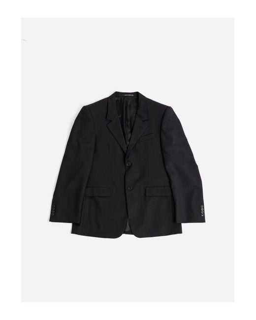 Balenciaga Black Tailored Jacket for men